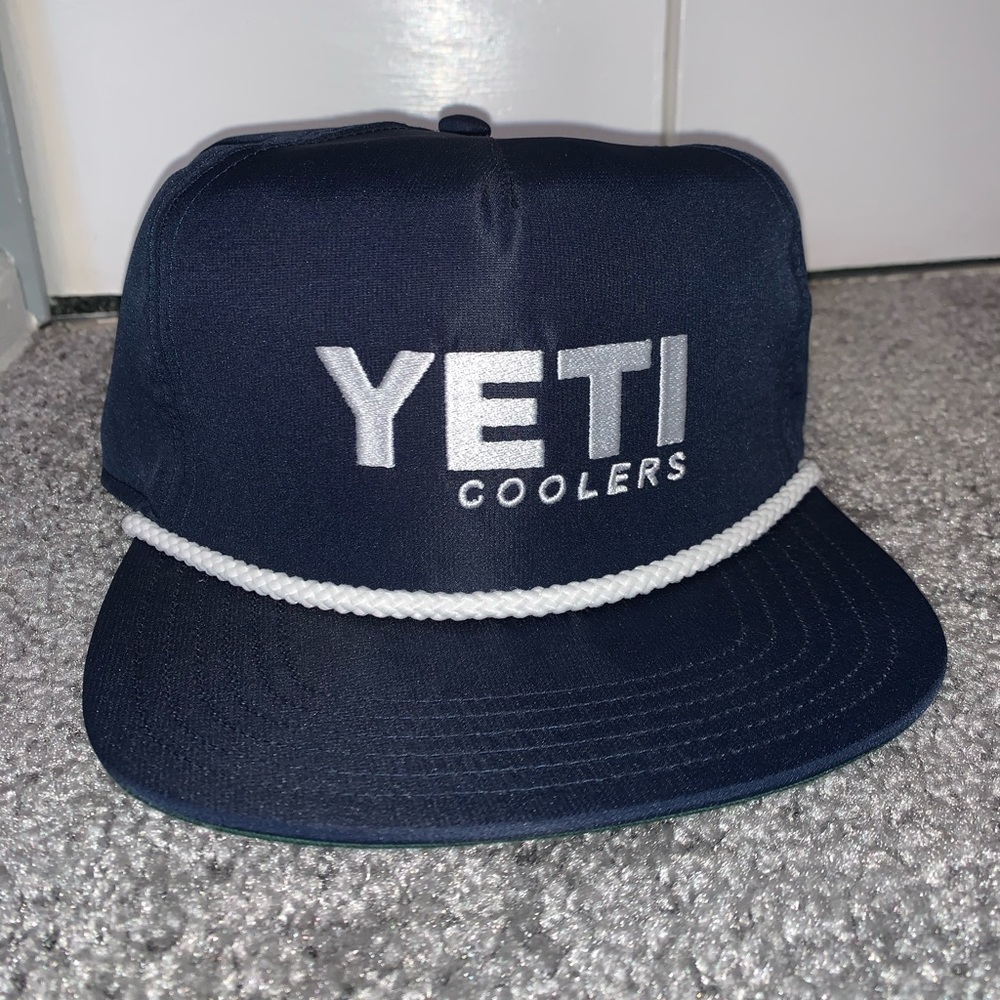 Navy Yeti Rope SnapBack Hat